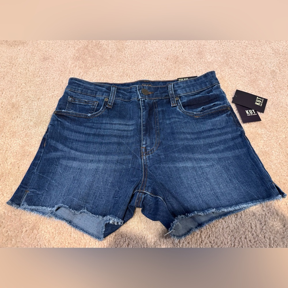 Kut from the Cloth High rise  denim shorts Size 6